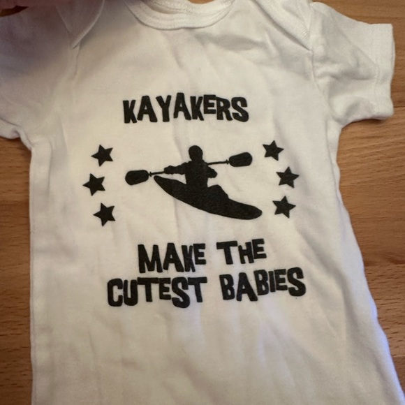 SOLD ELSEWHERE Onesies brand customized kayaker onesie - Picture 3 of 8